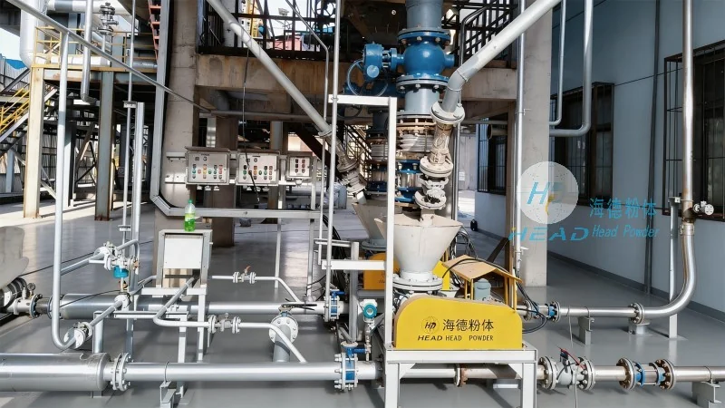 Estudio de caso de un proyecto de transporte neumático mixto de cemento en una empresa de materiales de construcción en Shenzhen, Guangdong