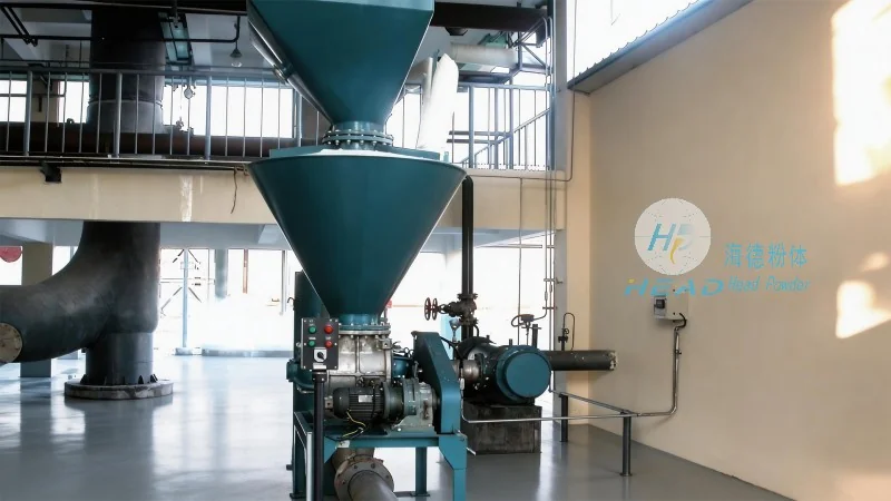 Proyecto de transporte neumático mixto de polvo de grafito para una empresa de baterías de litio en Hefei, Anhui