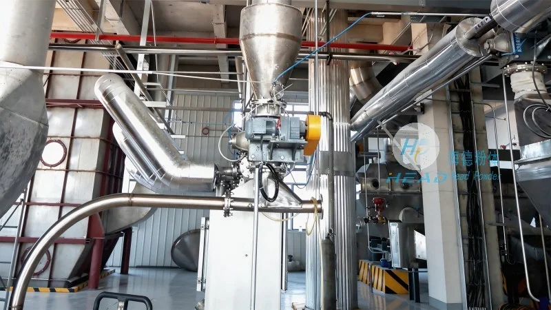 Proyecto de transporte neumático de polvo de sílice en fase densa para una empresa de materiales nuevos en Jinhua, Zhejiang