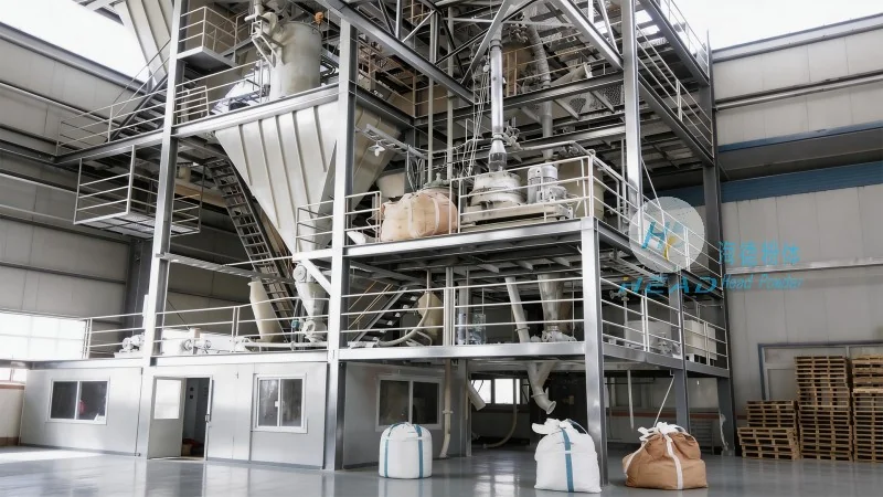 Estudio de caso sobre el proyecto de transporte neumático por presión negativa de carbonato de calcio en una empresa de materiales de construcción en Ma'anshan, Anhui