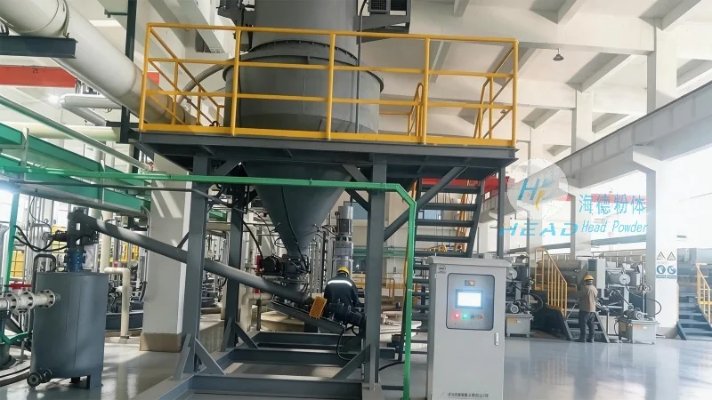 Un estudio de caso sobre una nueva empresa de materiales en Wuhan, Hubei, relacionado con el transporte neumático de polvo de zinc metálico mediante circulación de nitrógeno