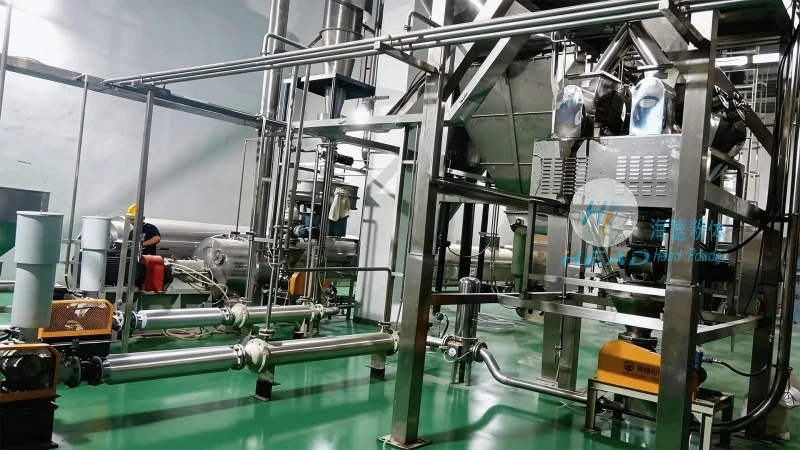 Proyecto de transporte neumático a presión positiva para granos de soja en una empresa de granos en Harbin, Heilongjiang