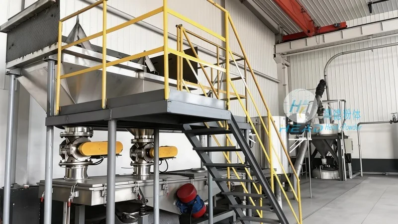Proyecto de transporte neumático mixto de polvo de glicerita para una empresa de materiales de construcción en Wuhan, Hubei