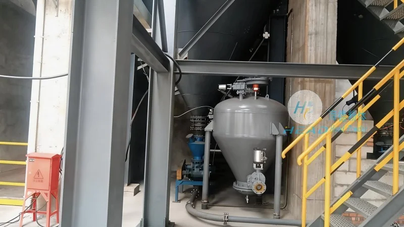 Proyecto de transporte neumático en fase diluida para la eliminación de polvo y ceniza en una empresa metalúrgica de Changzhi, Shanxi