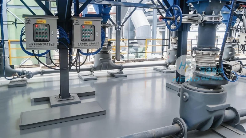 Proyecto de transporte neumático por presión positiva para partículas EVA en una empresa de materiales para zapatos en Wenzhou, Zhejiang
