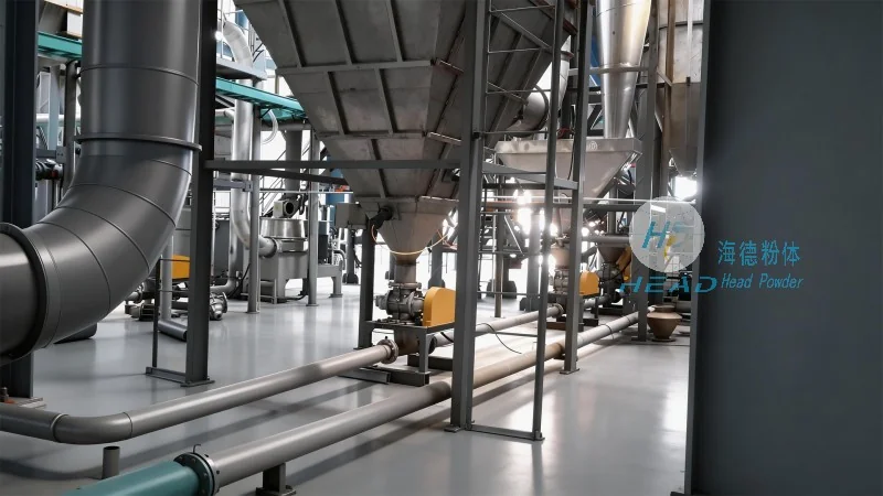 Estudio de caso del proyecto de transporte neumático con circulación de nitrógeno, fosfato de litio y hierro para una empresa de baterías de litio en Zaozhuang, Shandong