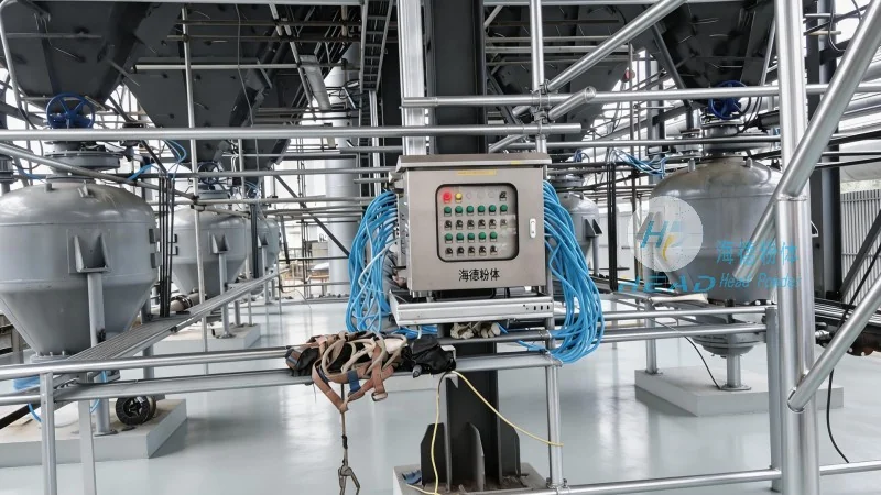Proyecto: Caso de transporte neumático con circulación de nitrógeno en polvo de silicio para una empresa fotovoltaica en Shijiazhuang, Hebei