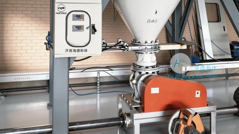 Proyecto de transporte neumático en fase densa de polvo de mineral spodumeno para una empresa minera en Nantong, Jiangsu