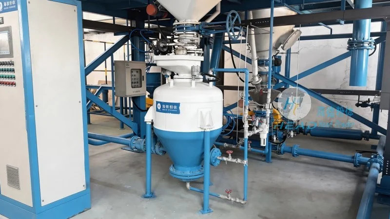 Proyecto de transporte neumático en fase diluida de carbono negro para una empresa de caucho en Qinhuangdao, Hebei